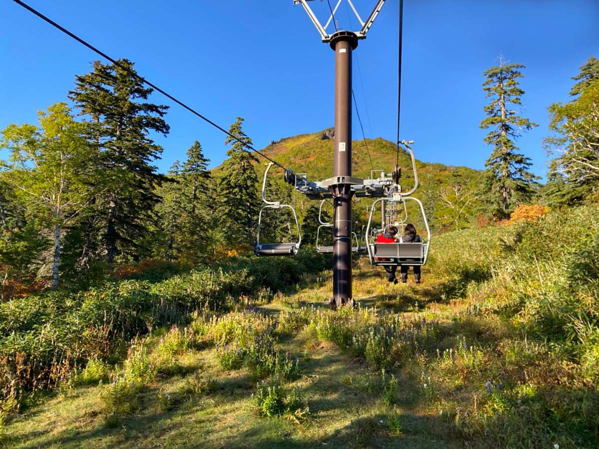 日本一早い紅葉 北海道 層雲峡 ホテル大雪周辺の紅葉9月11日