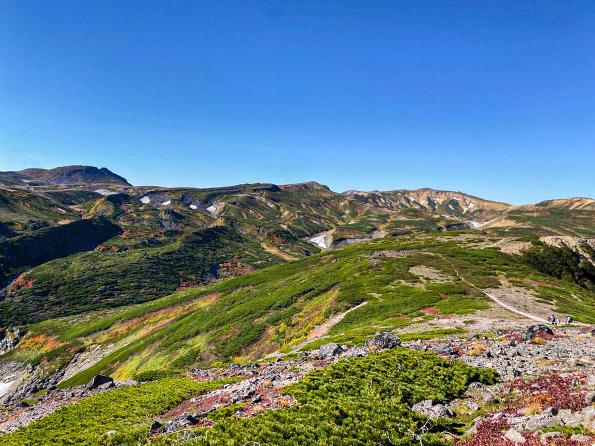日本一早い紅葉 北海道 層雲峡 ホテル大雪周辺の紅葉9月11日