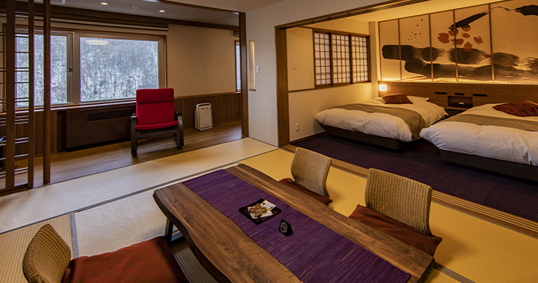 日本層雲峽溫泉大雪飯店 和洋房