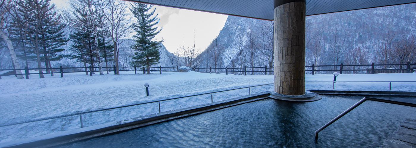 日本 層雲峽溫泉度假大雪飯店 溫泉介紹