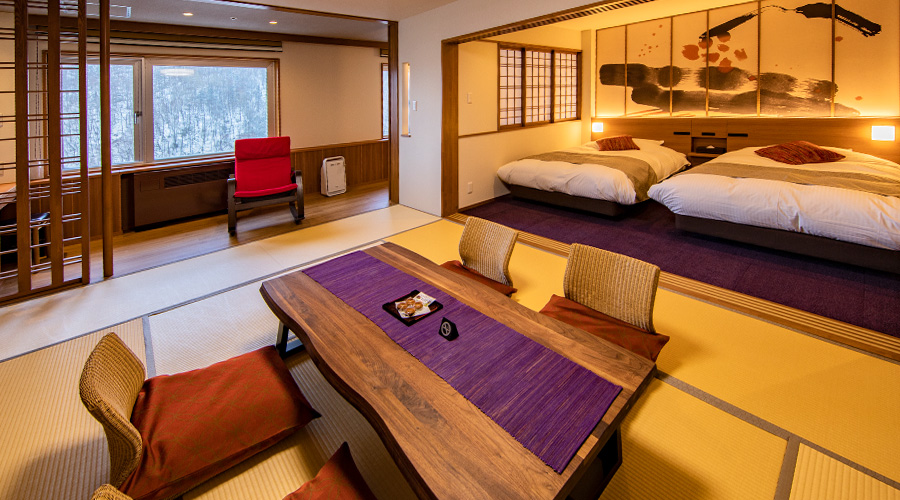 北海道 層雲峡ホテル大雪 バラエティ豊富な客室